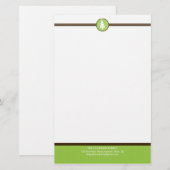 GEPERSONALISEERD NOTITIEBLOK:: Stripedstitch 6 Briefpapier (Voorkant / Achterkant)