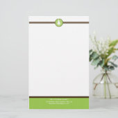 GEPERSONALISEERD NOTITIEBLOK:: Stripedstitch 6 Briefpapier (Staand voorkant)