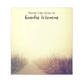 Gepersonaliseerd Notitieblok Sunrise Pathway Walkw (Voorkant)