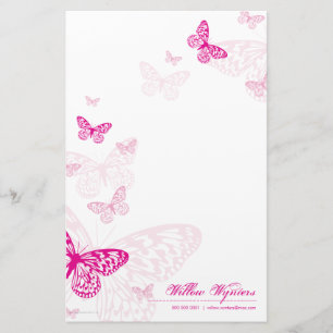 GEPERSONALISEERD NOTITIEBLOK:: Vlinders 1 P Briefpapier