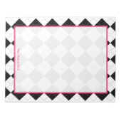 Gepersonaliseerd Notitieblok voor Argyle en Roze (Voorkant)