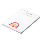 Gepersonaliseerd Notitieblok voor docenten, Schatt (Linkerzijde)