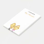 Gepersonaliseerd Notitieblok voor docenten, Schatt Post-it® Notes (Schuin)