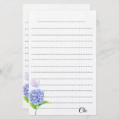 Gepersonaliseerd Notitieblok voor het schrijven va Briefpapier (Voorkant / Achterkant)