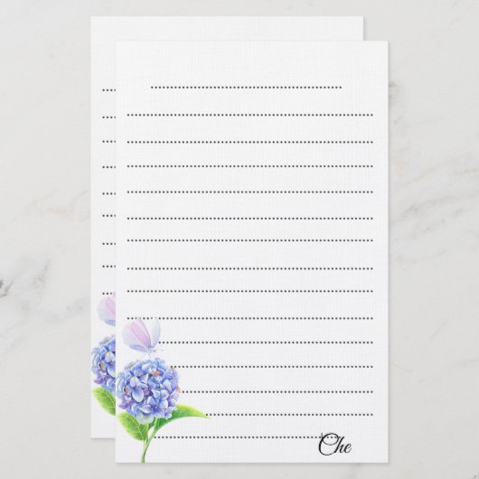 Gepersonaliseerd Notitieblok voor het schrijven va Briefpapier (Voorkant / Achterkant)