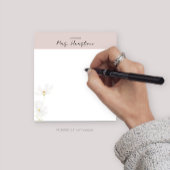 Gepersonaliseerd Notitieblok voor leerkracht met b