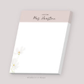 Gepersonaliseerd Notitieblok voor leerkracht met b