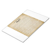 Gepersonaliseerd Notitieblok voor muziekliefhebber (Schuin)