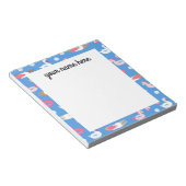 Gepersonaliseerd Notitieblok voor zwemmers en pool (Schuin)