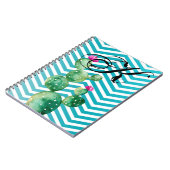 Gepersonaliseerd notitieboek Boho Cacti Cactus Suc (Linkerzijde)