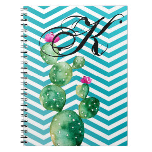 Gepersonaliseerd notitieboek Boho Cacti Cactus Suc