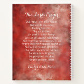 Gepersonaliseerd Notitieboek dat het Onze Vader be (Achterkant)