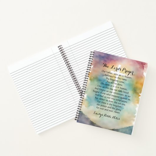Gepersonaliseerd Notitieboek dat het Onze Vader be (Binnen)