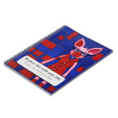 Gepersonaliseerd Notitieboek - grillige dieren (Linkerzijde)