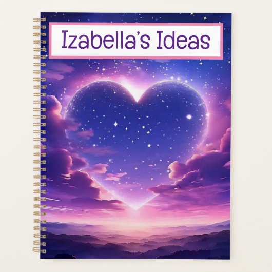 Gepersonaliseerd notitieboek journaal (Voorkant)