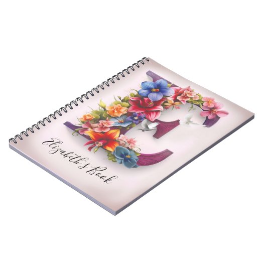 Gepersonaliseerd Notitieboek Letter E (Linkerzijde)