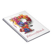 Gepersonaliseerd Notitieboek Letter P (Rechterzijde)