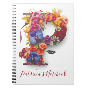 Gepersonaliseerd Notitieboek Letter P