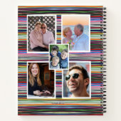 Gepersonaliseerd Notitieboek meerkleurige gradiënt (Achterkant)