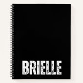 Gepersonaliseerd Notitieboek met Brielle (Voorkant)