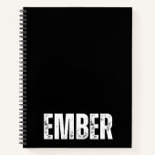 Gepersonaliseerd Notitieboek met Ember (Voorkant)