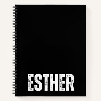 Gepersonaliseerd Notitieboek met Esther