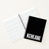 Gepersonaliseerd Notitieboek met Kehlani (Binnen)