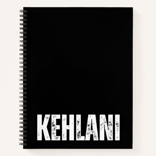 Gepersonaliseerd Notitieboek met Kehlani (Voorkant)