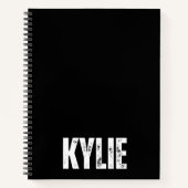 Gepersonaliseerd Notitieboek met Kylie (Voorkant)