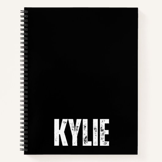 Gepersonaliseerd Notitieboek met Kylie (Voorkant)