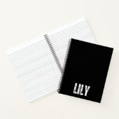 Gepersonaliseerd Notitieboek met Lily (Binnen)