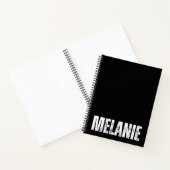 Gepersonaliseerd Notitieboek met Melanie (Binnen)