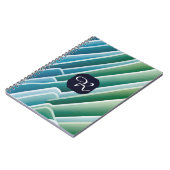 Gepersonaliseerd Notitieboek met modern Abstract b (Linkerzijde)