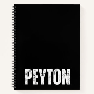 Gepersonaliseerd Notitieboek met Peyton