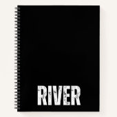 Gepersonaliseerd Notitieboek met River (Voorkant)