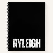 Gepersonaliseerd Notitieboek met Ryleigh (Voorkant)