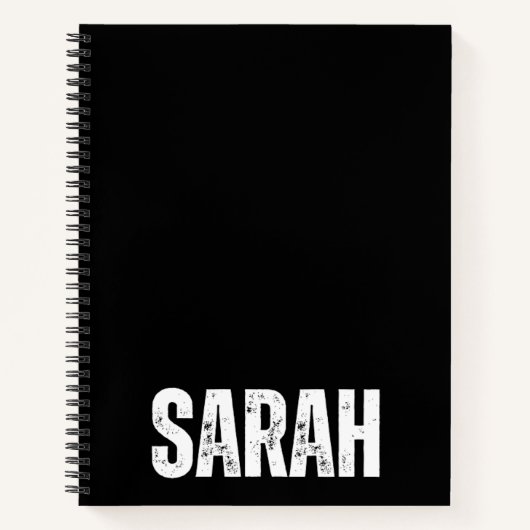 Gepersonaliseerd Notitieboek met Sarah (Voorkant)