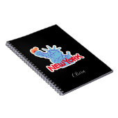 Gepersonaliseerd Notitieboek met Schattige standbe (Rechterzijde)