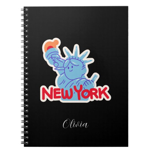 Gepersonaliseerd Notitieboek met Schattige standbe (Voorkant)