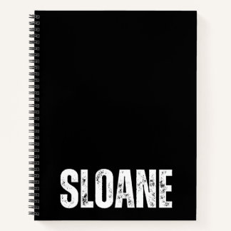 Gepersonaliseerd Notitieboek met Sloane