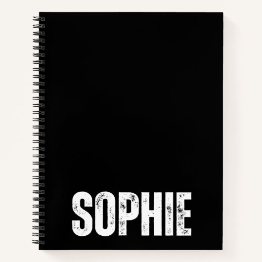 Gepersonaliseerd Notitieboek met Sophie (Voorkant)