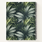 Gepersonaliseerd Notitieboek met Tropical Leaf (Achterkant)