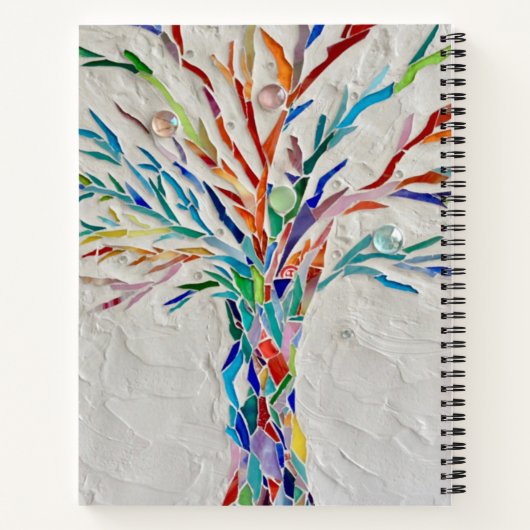 Gepersonaliseerd Notitieboek van de boomstam (Achterkant)