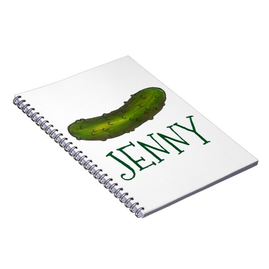 Gepersonaliseerd Notitieboek van het groene Kosher (Rechterzijde)