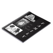 Gepersonaliseerd Notitieboek voor zwart-witfoto's (Linkerzijde)