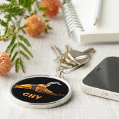 Gepersonaliseerd Nova Scotia Duck Toller Sleutelha Sleutelhanger (Zijkant)