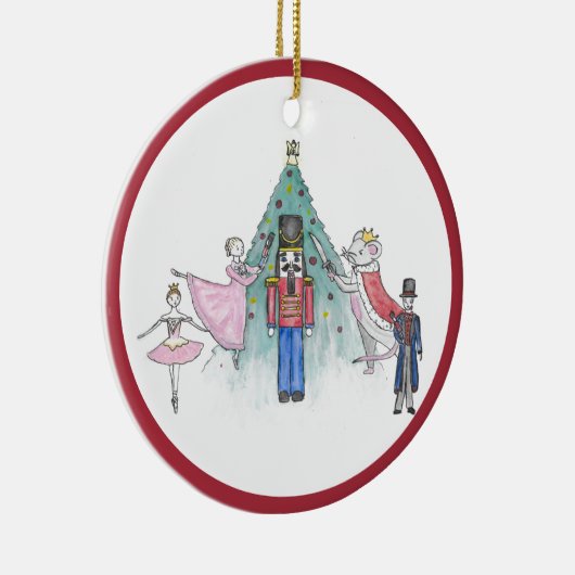 Gepersonaliseerd Nutkraker Ballet Ornament (Rechts)