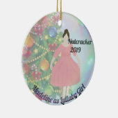 Gepersonaliseerd Nutkraker Ornament - Lullaby Girl (Rechts)