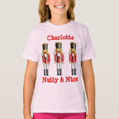 Gepersonaliseerd Nutty Nutcrackers Cartoon T-shirt (Voorkant)