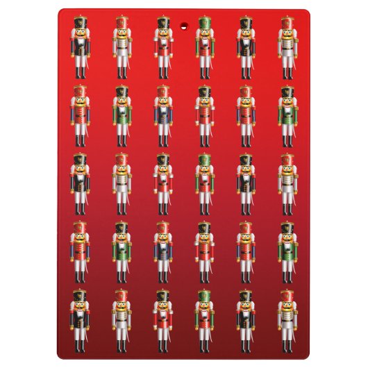 Gepersonaliseerd Nutty Nutkraker Speelgoed Soldate Klembord (Achterkant)